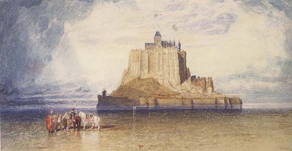 John sell cotman Mont St.Michel,Normandy (mk47)